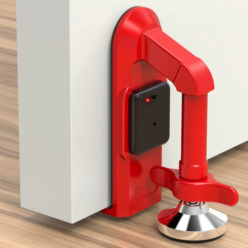 New Portable Alarm Door Stopper Battery Powered Door Lock for Women Security Pro